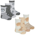 3 Pack Socks (Bear/Cow)