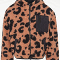 LAST ONE (5-6 years) Animal Print Borg Jacket