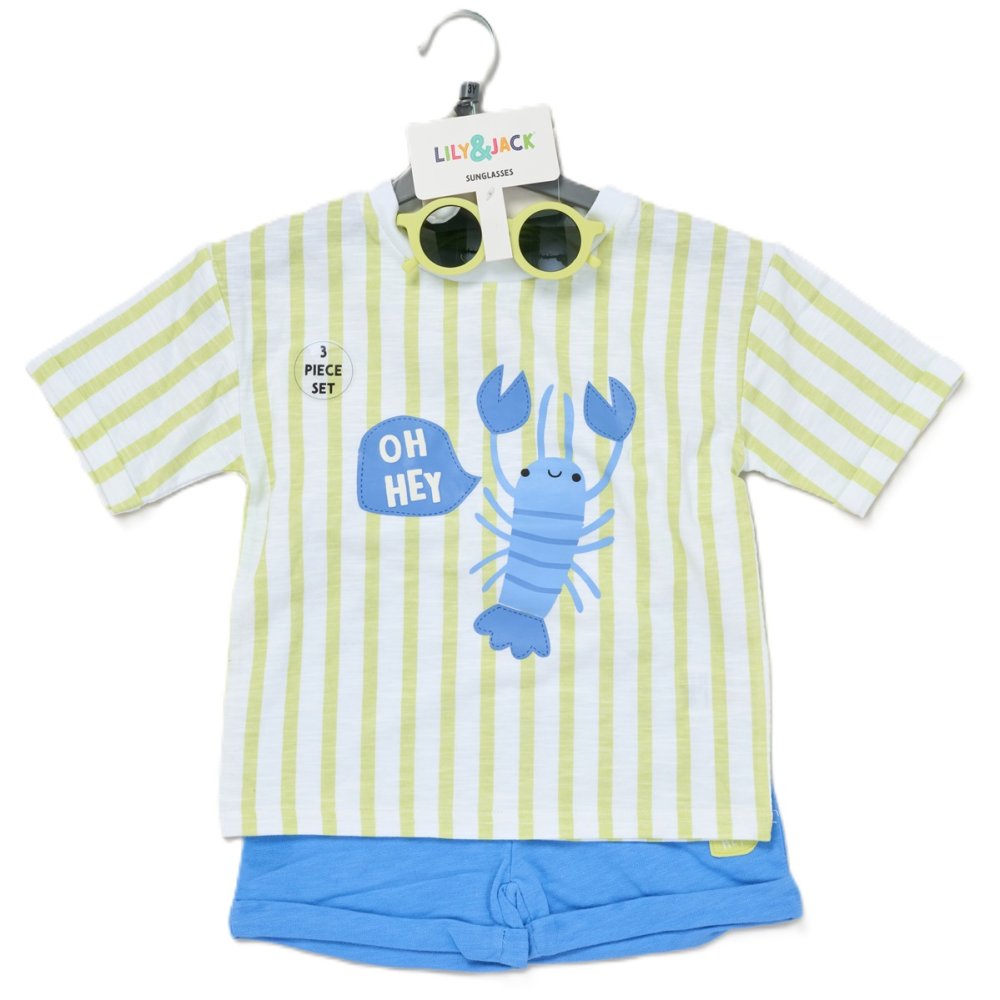 Lobster T-Shirt, Shorts & Sunglasses set