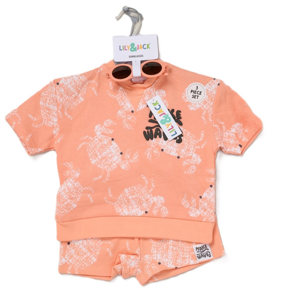 Crab T-Shirt, Shorts & Sunglasses set