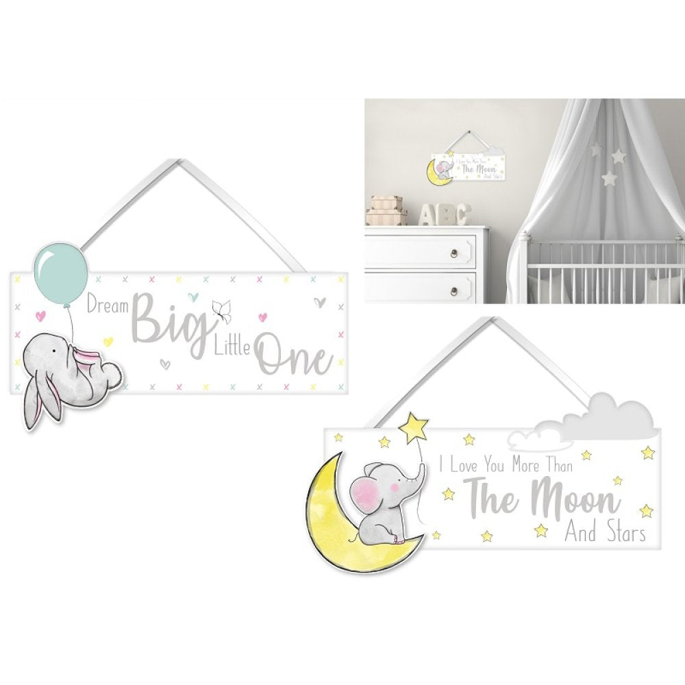 Wooden Baby Sign Plaque
