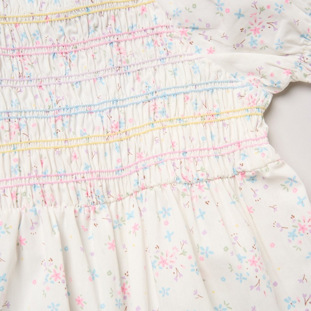 Smocked Dress & Scrunchie Set