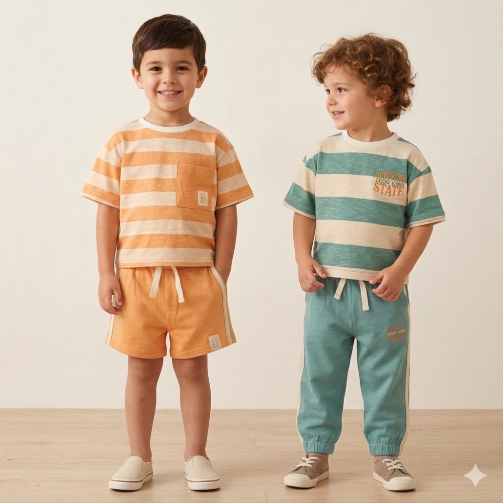 Lily & Jack Orange & Green Set (4 Piece)