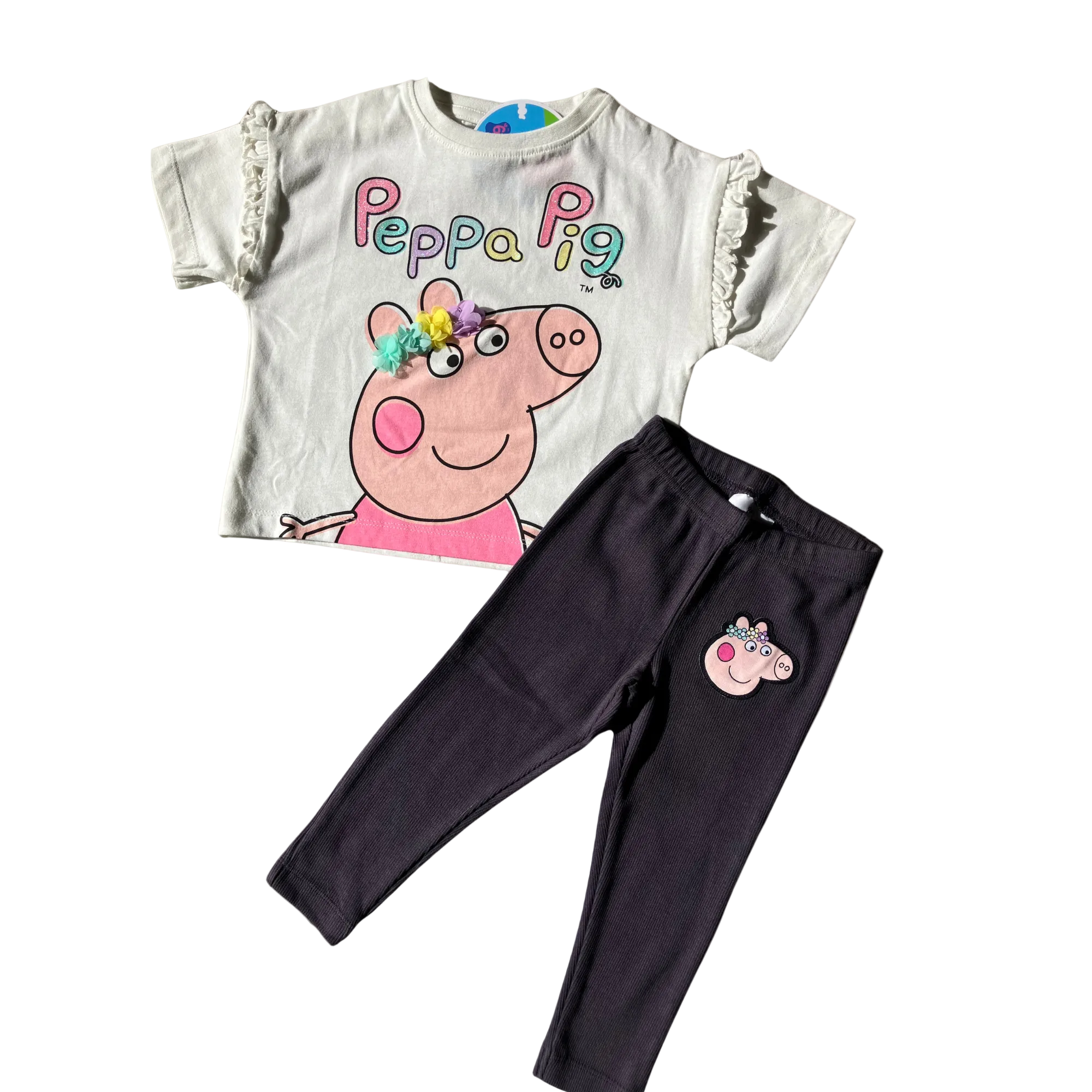 Girls Peppa Pig Top & Leggings set