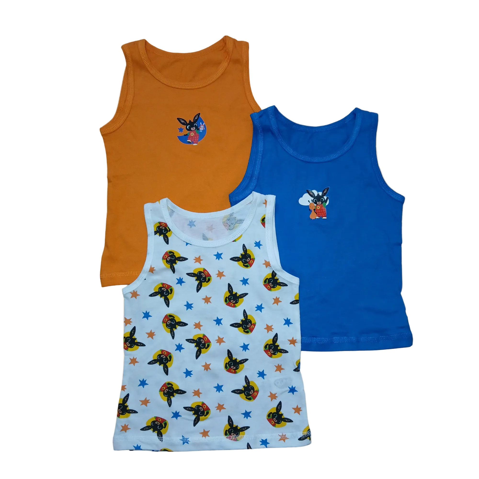 LAST ONE (age 1.5-2) 3 Pack Bing Vests